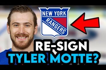 New York Rangers NEED To Re-Sign Tyler Motte This Offseason!