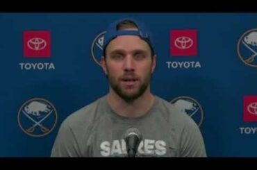 Riley Sheahan Postgame Interview vs Boston Bruins (5/1/2021)