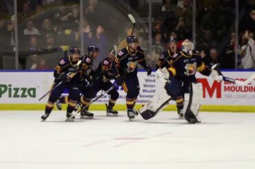 Colts Goalie Anson Thornton Scores a Goal