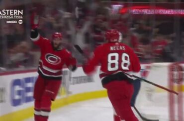 Martin Nečas assists on Noesen's goal vs Panthers in game 1 (5/19/23)