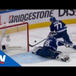 Andrei Vasilevskiy Does The Full Splits To Rob Jordan Eberle Of A Goal