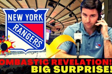 💥TODAY'S LATEST NEWS FROM THE NEW YORK RANGERS! BOMBASTIC REVELATION! BIG SURPRISE! NHL!