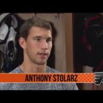 Goalie prospect Anthony Stolarz talks about building experience and the upcoming season.