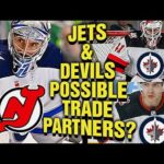 The NJ Devils & Winnipeg Jets Possibly Can Pull of A Trade for Connor Hellebuyck, But Will They?