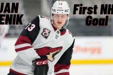 Jan Jenik #73 (Arizona Coyotes) first NHL goal May 7, 2021