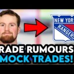 Rangers Alexis Lafreniere Trade Rumours + 4 Mock Trades!