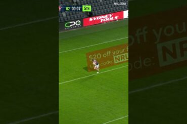 Sam Walker and the most unorthodox finish to an NRL game you've seen in a while! 🤣 #Shorts