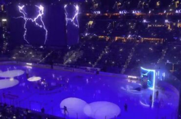 Lightning opening pregame intro vs Flyers October 18 (Home Opener)