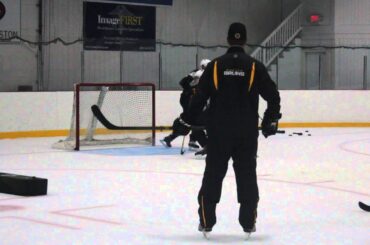 Brandon Carlo & Rob O'Gara Boston Bruins 2015 Development Camp