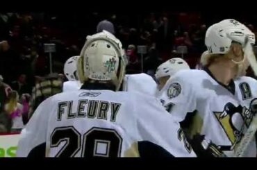 Marc Andre Fleury Mocks Carey Price After Penguins Win (01/12/11)