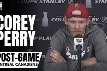 Corey Perry on Mark Scheifele Hit on Jake Evans: "It Was a Scary Situation" | Canadiens Post-Game