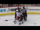 Staal vs Letang Mar 30, 2008