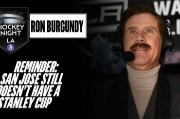 Ron Burgundy on San Jose Sharks Goalie Martin Jones