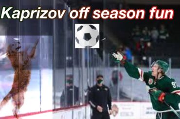 Kirill Kaprizov off Season fun! *Crash The Net*