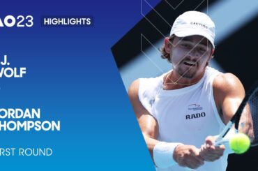 J.J. Wolf v Jordan Thompson Highlights | Australian Open 2023 First Round