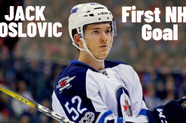 Jack Roslovic #52 (Winnipeg Jets) first NHL goal Jan 25, 2018