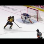 Andrei Kuzmenko scores breakaway goal vs Oilers (21 jan 2023)