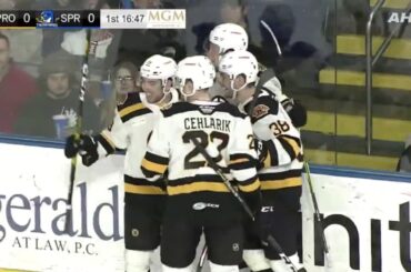 AHL Providence Bruins Goal Highlights 1-11-20 vs. Springfield