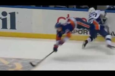 Victor Hedman hits David Ullstrom