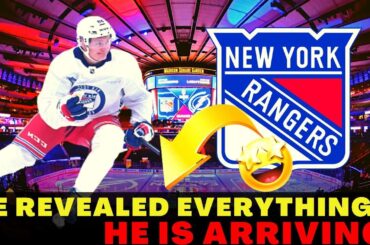 🔥TODAY'S LATEST NEWS FROM THE NEW YORK RANGERS! HE REVEALED EVERYTHING    HE IS ARRIVING    NHL!