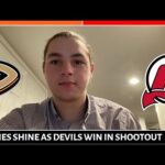 Daws shines as Devils finish homestand with shootout victory over the Ducks | Postgame Report