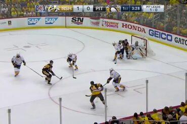 Jake Guentzel Scores Impossible Angle Goal To Equalize Game 2