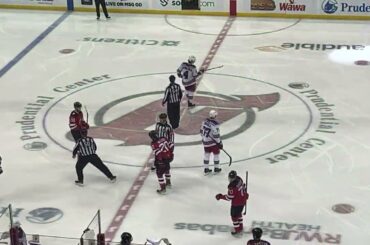 NJ Devils Erik Haula Goal Celebration 2-0 Lead Game 5 vs. Rangers THE ROCK GOES NUTS!