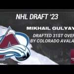 Colorado Avalanche draft Mikhail Gulyayev 31st in 2023 NHL Draft | Instant Reaction & Analysis