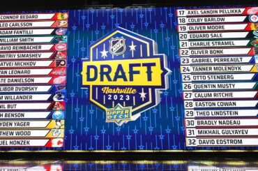 Every 1st Round pick of the 2023 NHL Draft