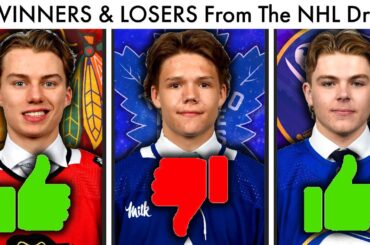 5 WINNERS & LOSERS From The 2023 NHL Draft! (Top NHL Prospects/Connor Bedard Blackhawks Rankings)