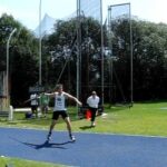 Caleb Jones javelin throw 73.25 meters.AVI