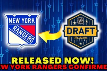 ✅TODAY'S LATEST NEWS FROM THE NEW YORK RANGERS! RELEASED NOW! NEW YORK RANGERS CONFIRMED! NHL!