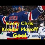 Every Chris Kreider Playoff Goal 2011-2023 New York Rangers