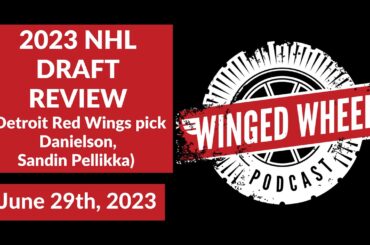 2023 NHL DRAFT REVIEW (DETROIT RED WINGS PICK DANIELSON, SANDIN PELLIKKA) - Winged Wheel Podcast