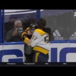 Dante Fabbro and Yanni Gourde Fight | Nashville Predators vs Tampa Bay Lightning 1-30-21