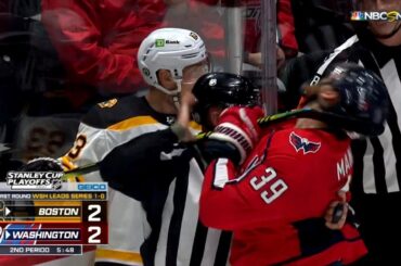 Brad Marchand's Antics Earns Him A Penalty, Anthony Mantha Also Sent To The Penalty Box