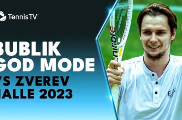 Alexander Bublik GOD MODE vs Alexander Zverev! | Halle 2023 Highlights