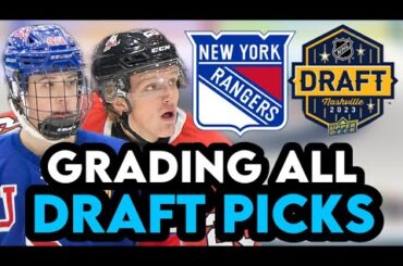 GRADING ALL New York Rangers 2023 NHL DRAFT PICKS!