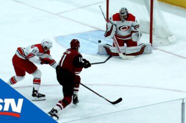 Brendan Perlini Rips Through Hurricanes And Rips Back-hander Past Petr Mrazek