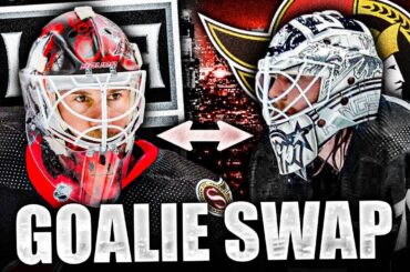 OTTAWA SENATORS & LA KINGS SWAP GOALIES (CAM TALBOT & JOONAS KORPISALO SIGNING) NHL News Today 2023