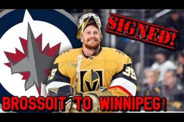 Winnipeg Jets Sign Laurent Brossoit to 1x1.75M Contract!! Jets Fan Reaction!!