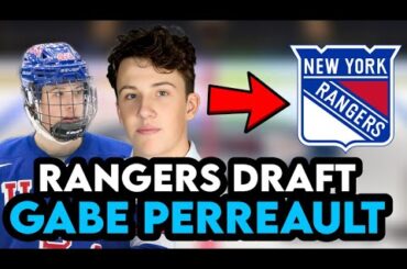 Rangers Draft STAR Winger Gabe Perreault With The 23rd Overall Pick! | 2023 NHL DRAFT!