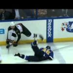 Marco Scandella hammers Roman Polak