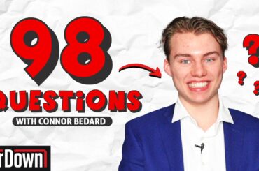 98 QUESTIONS WITH #98 CONNOR BEDARD