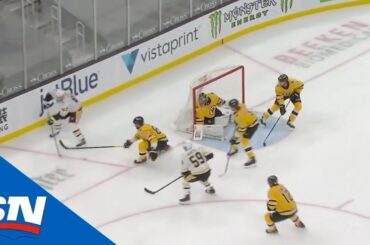 Sidney Crosby Sets-Up Jake Guentzel Goal With Slick Backhand Pass