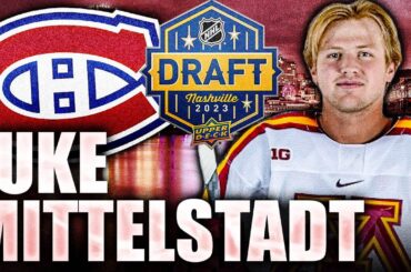 FANTASTIC 7TH ROUND PICK FOR THE MONTREAL CANADIENS: LUKE MITTELSTADT (Re: Casey, Habs Prospects)