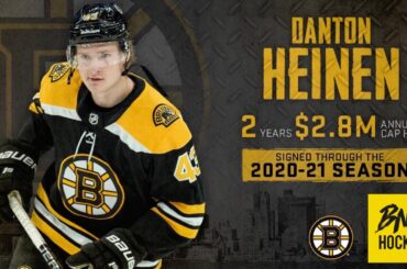 Boston Bruins Sign Danton Heinen