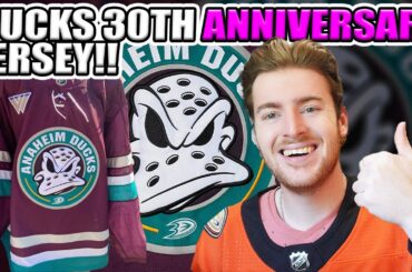 Reacting To The Anaheim Ducks 30th Anniversary Jersey!!