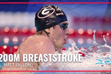 Matt Fallon Goes From 7th to 1st in 200M Breaststroke | 2023 Phillips 66 National Championships