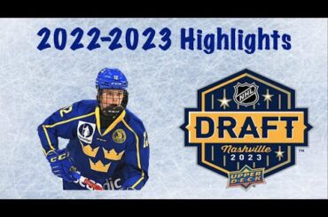 2023 NHL Draft : Noah Dower Nilsson - 22-23 Highlights (U18)